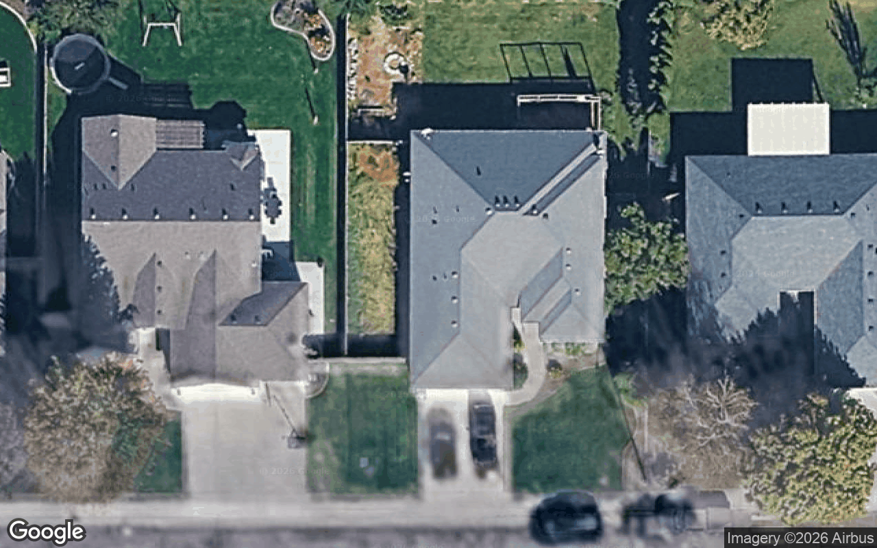 Satellite roof view of 1207 Tomich Avenue in Richland, Washington